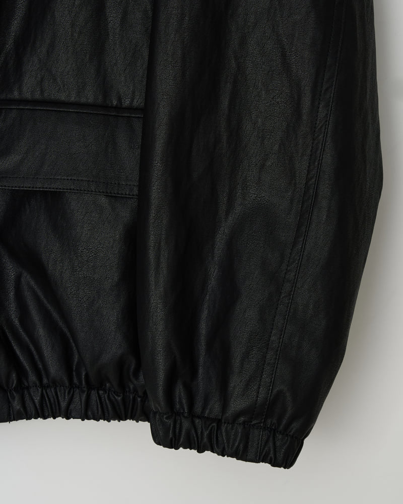 Understanding - Korean Women Fashion - #womensfashion - Hood Leather Jacket - 11