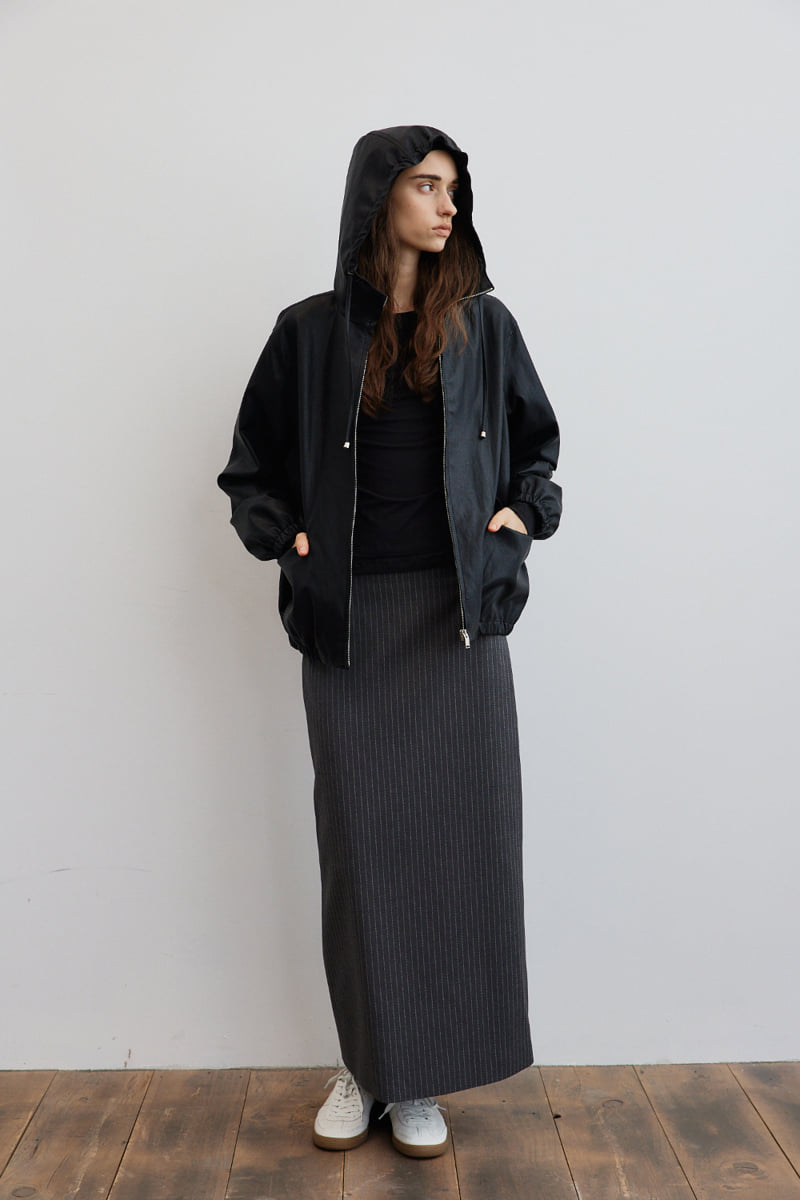 Understanding - Korean Women Fashion - #womensfashion - Hood Leather Jacket - 7