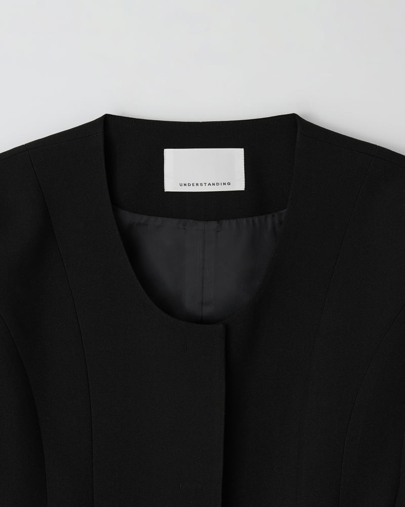 Understanding - Korean Women Fashion - #womensfashion - Scoop Neck Line Jacket - 11