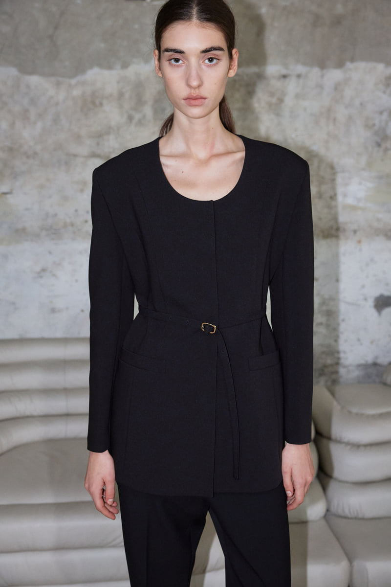 Understanding - Korean Women Fashion - #womensfashion - Scoop Neck Line Jacket - 3