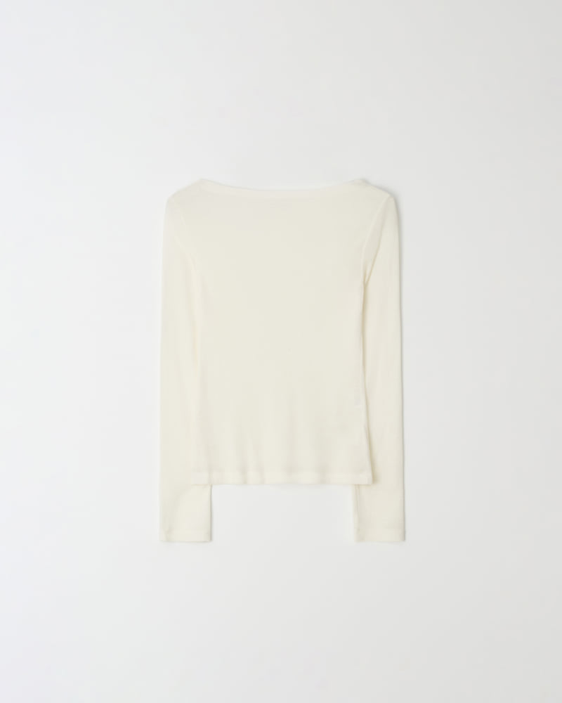 Understanding - Korean Women Fashion - #womensfashion - Simple Boat Neck Tee - 11