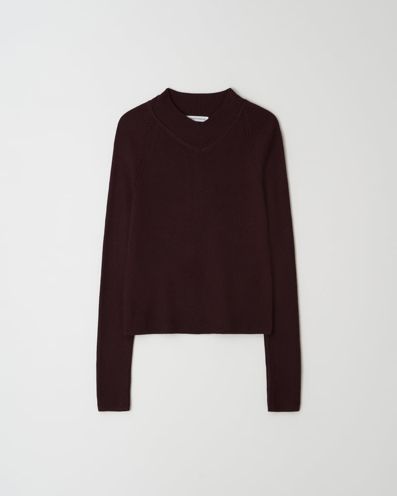 Understanding - Korean Women Fashion - #womensfashion - High V-neck Knitwear - 8