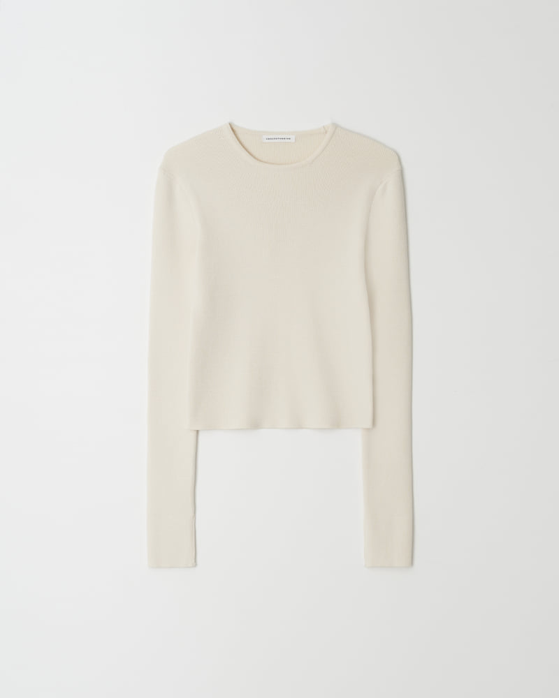 Understanding - Korean Women Fashion - #womensfashion - Roll-up Soft Round Knitwear - 11