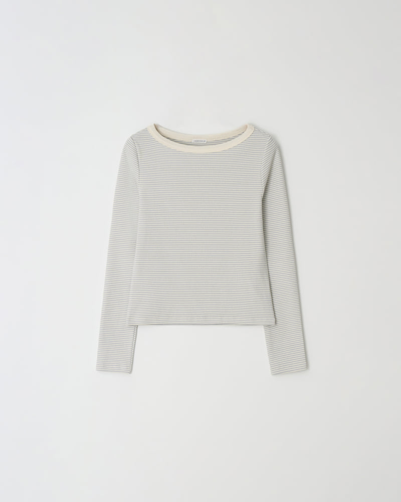 Understanding - Korean Women Fashion - #womensfashion - Stripe Boat Neck Tee - 6