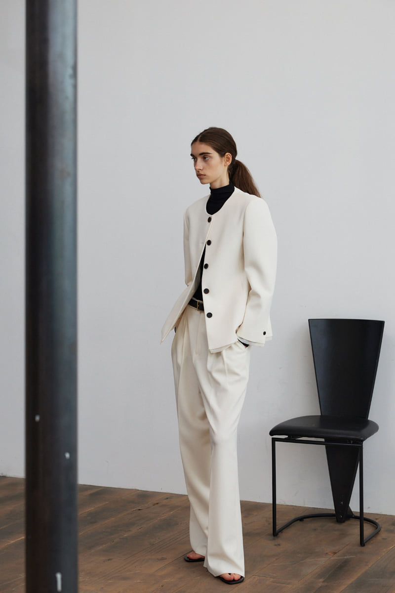 Understanding - Korean Women Fashion - #womensfashion - Autumn Wide Two-tuck Joseph Pants - 7