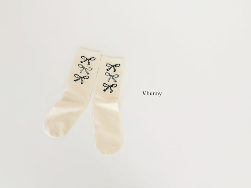 V Bunny - Korean Children Fashion - #Kfashion4kids - Art Ribbon Socks Set - 10