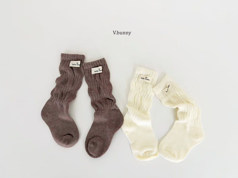 V Bunny - Korean Children Fashion - #Kfashion4kids - Pleated Socks Set - 9