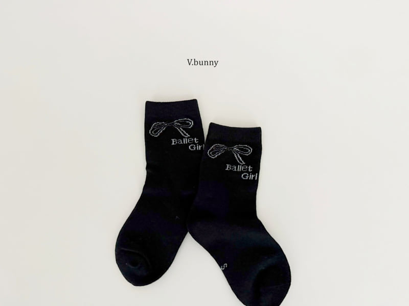 V Bunny - Korean Children Fashion - #Kfashion4kids - Ballet Socks Set - 6
