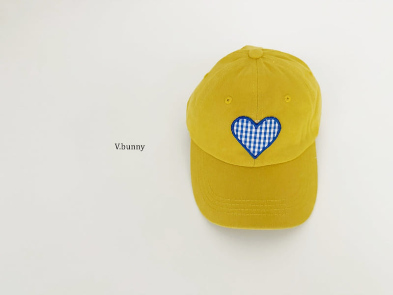 V Bunny - Korean Children Fashion - #Kfashion4kids - Check Heart Cap - 10