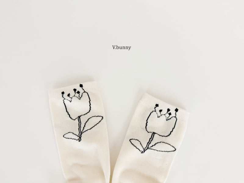V Bunny - Korean Children Fashion - #Kfashion4kids - Love Tulip Socks Set - 7