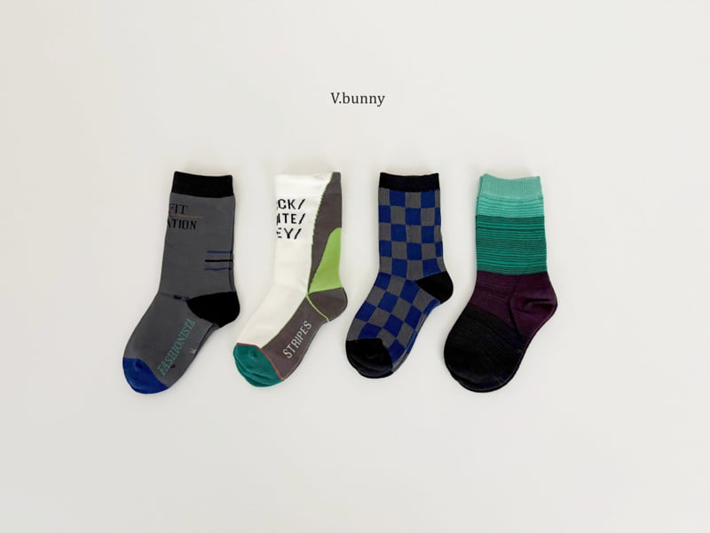 V Bunny - Korean Children Fashion - #Kfashion4kids - Fashionista Socks Set