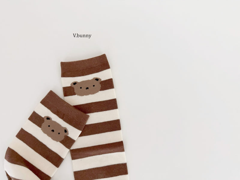 V Bunny - Korean Children Fashion - #Kfashion4kids - Cute Bear Socks Set - 11
