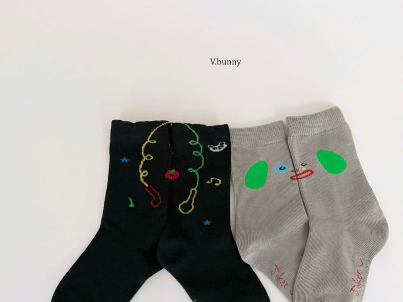 V Bunny - Korean Children Fashion - #Kfashion4kids - Bread Socks Set - 8