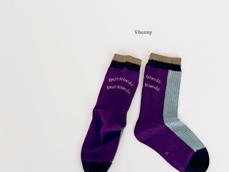 V Bunny - Korean Children Fashion - #Kfashion4kids - Dribble Socks Set - 6