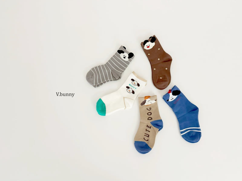 V Bunny - Korean Children Fashion - #Kfashion4kids - Dogo Socks Set - 2