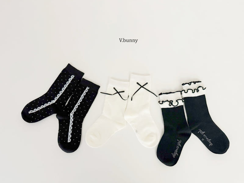 V Bunny - Korean Children Fashion - #Kfashion4kids - Mini Dot Socks Set - 11
