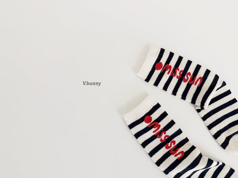 V Bunny - Korean Children Fashion - #childofig - Miseon Socks Set - 7