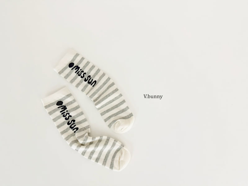 V Bunny - Korean Children Fashion - #childofig - Miseon Socks Set - 8