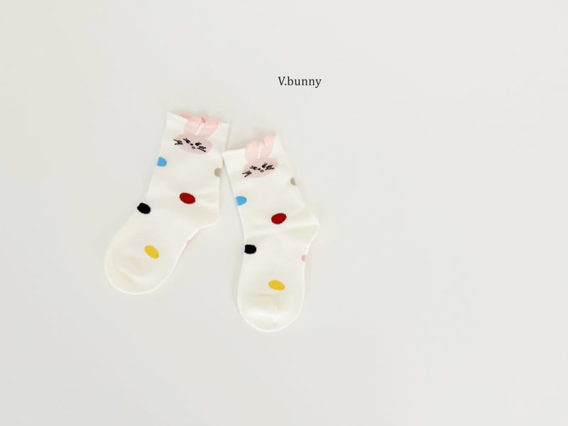 V Bunny - Korean Children Fashion - #childofig - Q-Pie Socks Set - 7