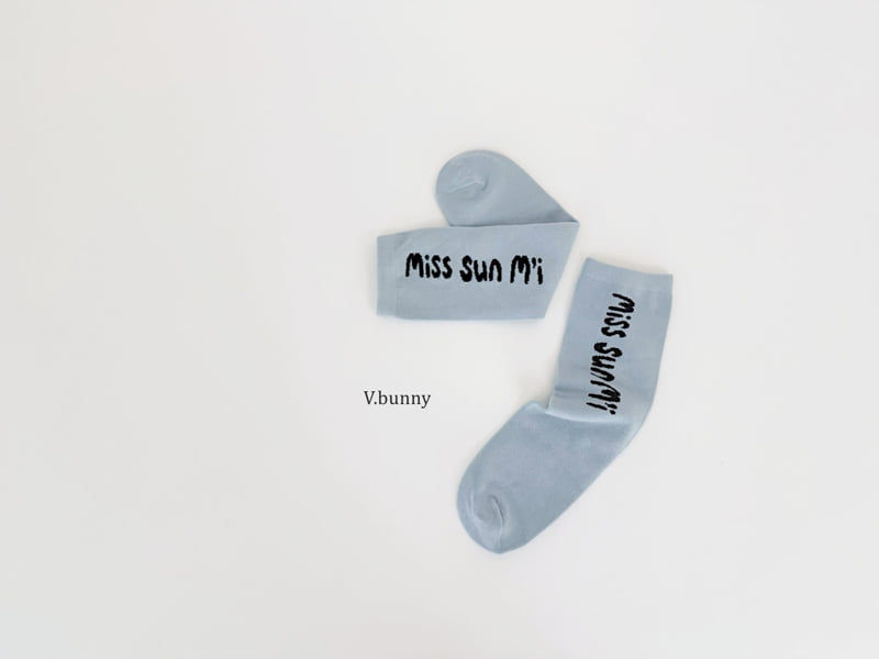 V Bunny - Korean Children Fashion - #childofig - Miss Miss Socks Set - 8