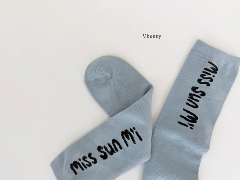 V Bunny - Korean Children Fashion - #childofig - Miss Miss Socks Set - 9