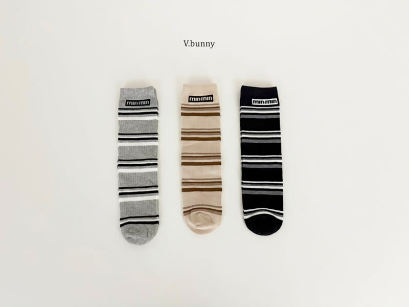 V Bunny - Korean Children Fashion - #childofig - Basic Socks Set