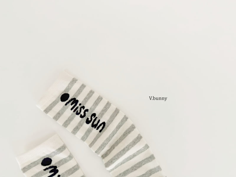 V Bunny - Korean Children Fashion - #childrensboutique - Miseon Socks Set - 9