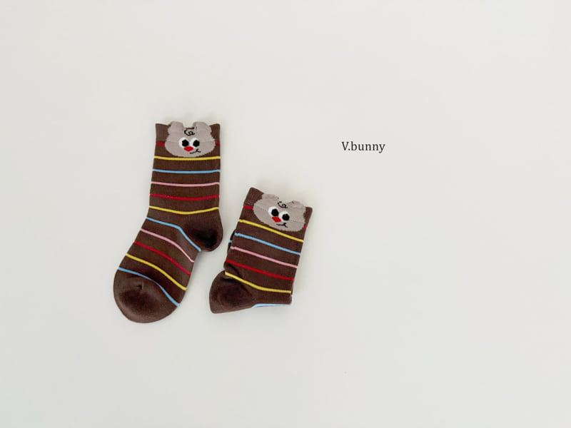 V Bunny - Korean Children Fashion - #childrensboutique - Q-Pie Socks Set - 8