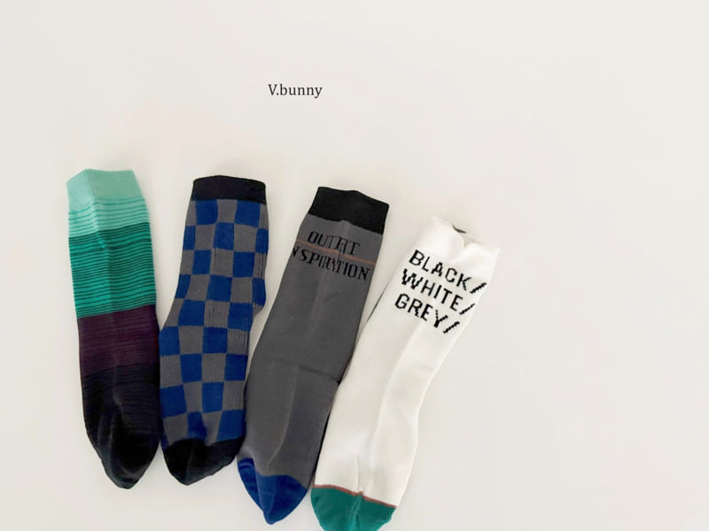 V Bunny - Korean Children Fashion - #childrensboutique - Fashionista Socks Set - 10