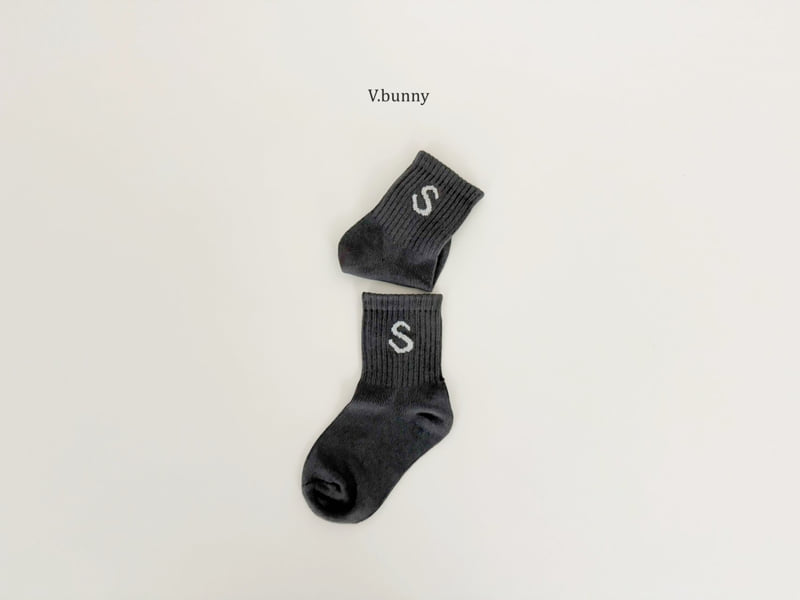 V Bunny - Korean Children Fashion - #childrensboutique - Question Socks Set - 9