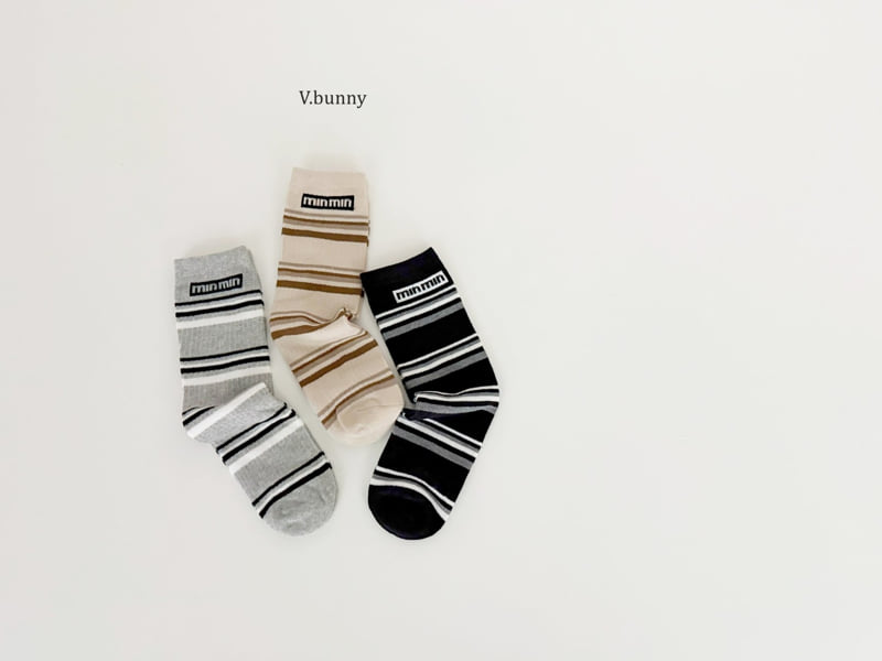 V Bunny - Korean Children Fashion - #childrensboutique - Basic Socks Set - 3