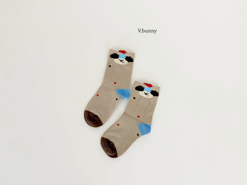 V Bunny - Korean Children Fashion - #designkidswear - Q-Pie Socks Set - 9