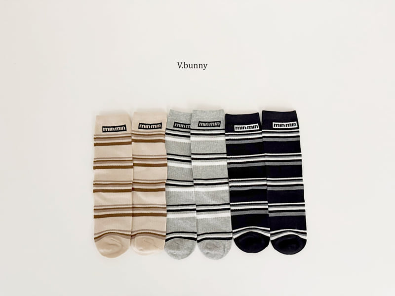 V Bunny - Korean Children Fashion - #childrensboutique - Basic Socks Set - 4
