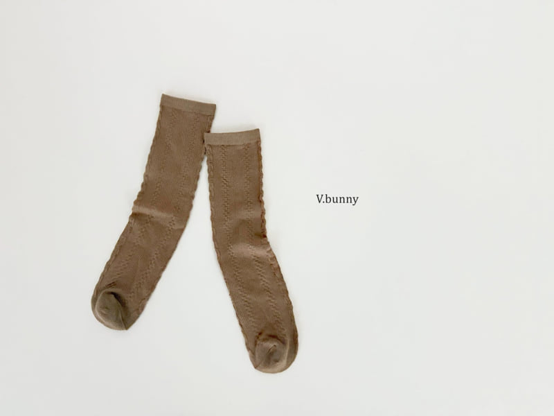 V Bunny - Korean Children Fashion - #designkidswear - Camellia Socks Set - 10