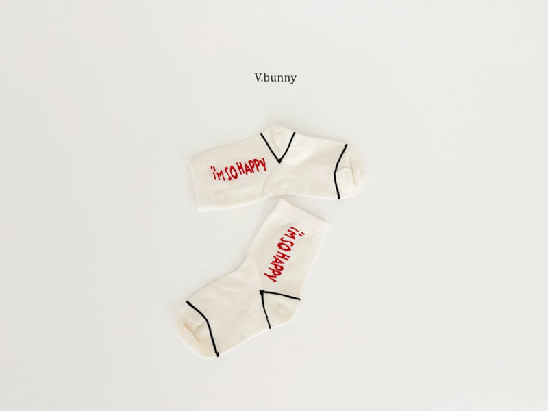 V Bunny - Korean Children Fashion - #discoveringself - Smiley Bear Socks Set - 6