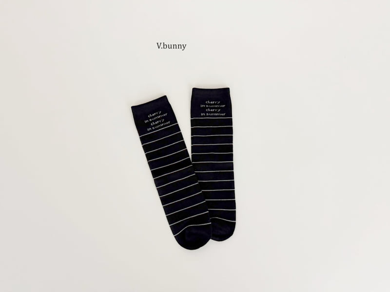 V Bunny - Korean Children Fashion - #discoveringself - Cherry Love Socks Set - 8