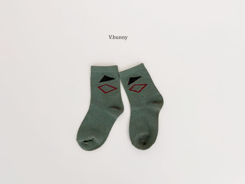 V Bunny - Korean Children Fashion - #discoveringself - Shape Socks Set - 6