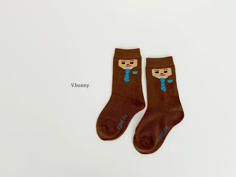 V Bunny - Korean Children Fashion - #discoveringself - Bread Socks Set - 3