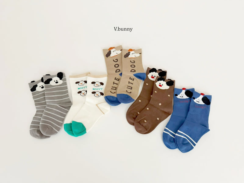 V Bunny - Korean Children Fashion - #discoveringself - Dogo Socks Set - 11