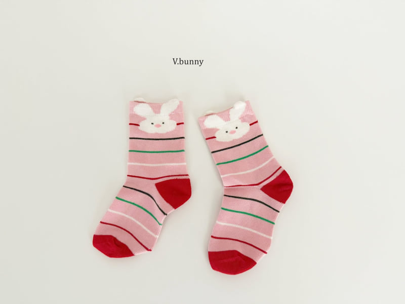 V Bunny - Korean Children Fashion - #discoveringself - Bunnies Socks Set - 9