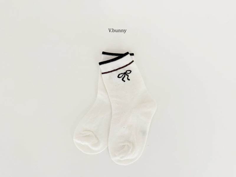 V Bunny - Korean Children Fashion - #discoveringself - Curly Socks Set - 7