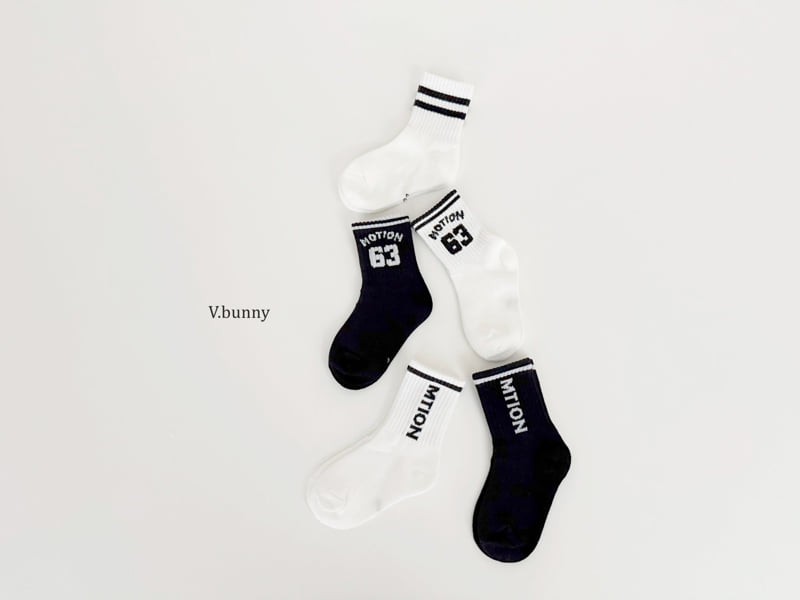 V Bunny - Korean Children Fashion - #discoveringself - 63 Socks Set - 4