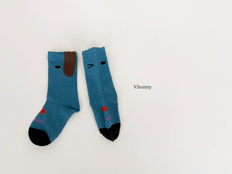 V Bunny - Korean Children Fashion - #fashionkids - Star Dog Socks Set - 5