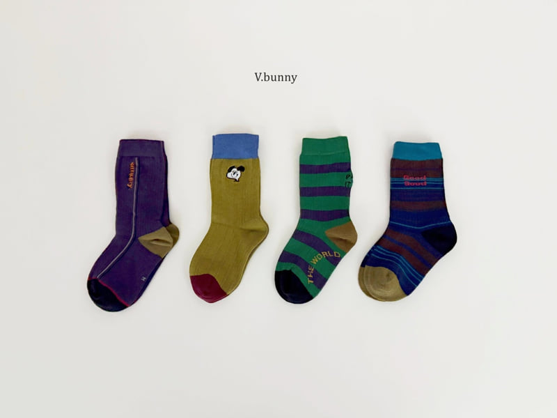 V Bunny - Korean Children Fashion - #fashionkids - Simply Socks Set