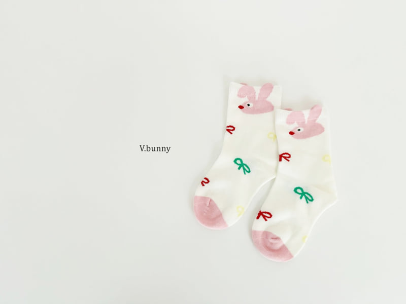 V Bunny - Korean Children Fashion - #fashionkids - Bunnies Socks Set - 10