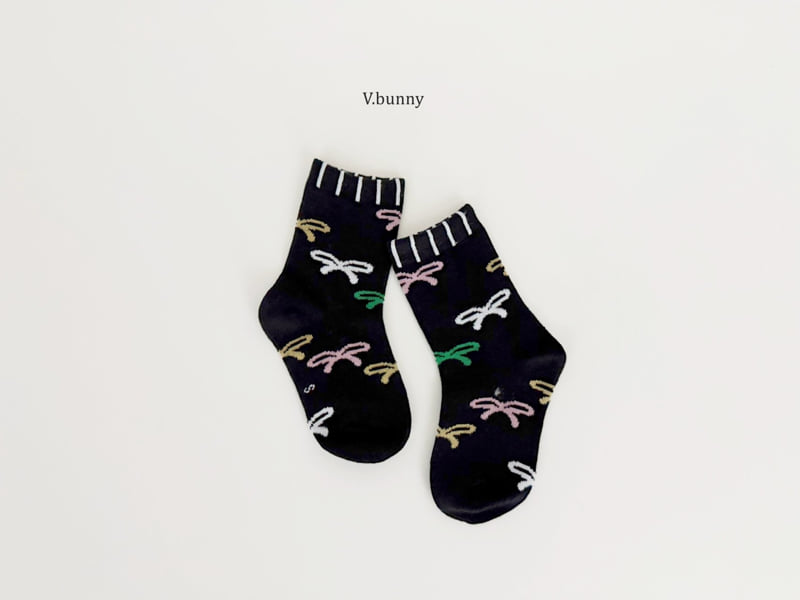 V Bunny - Korean Children Fashion - #fashionkids - Curly Socks Set - 8
