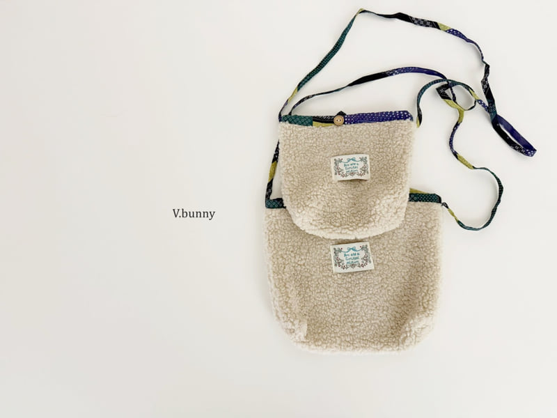 V Bunny - Korean Children Fashion - #fashionkids - Reversible Fleece Bag - 2