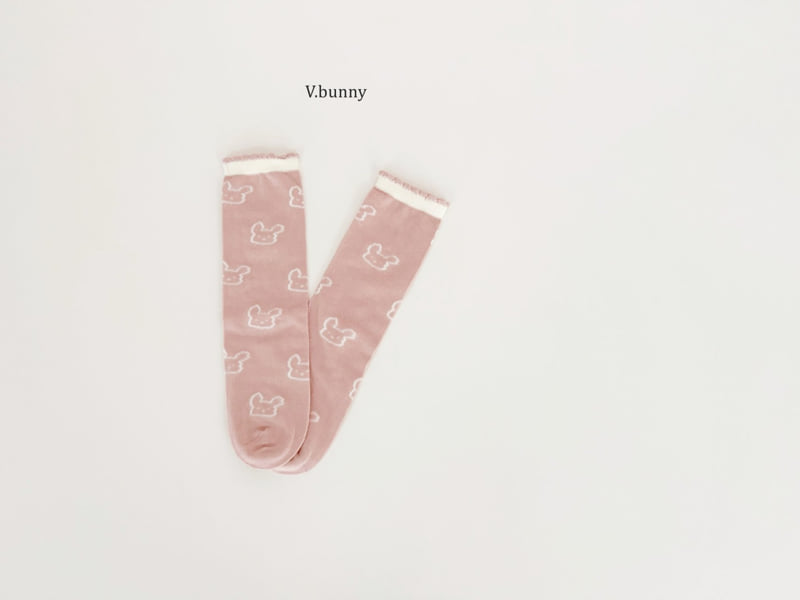 V Bunny - Korean Children Fashion - #fashionkids - Striped Bunny Socks Set - 10