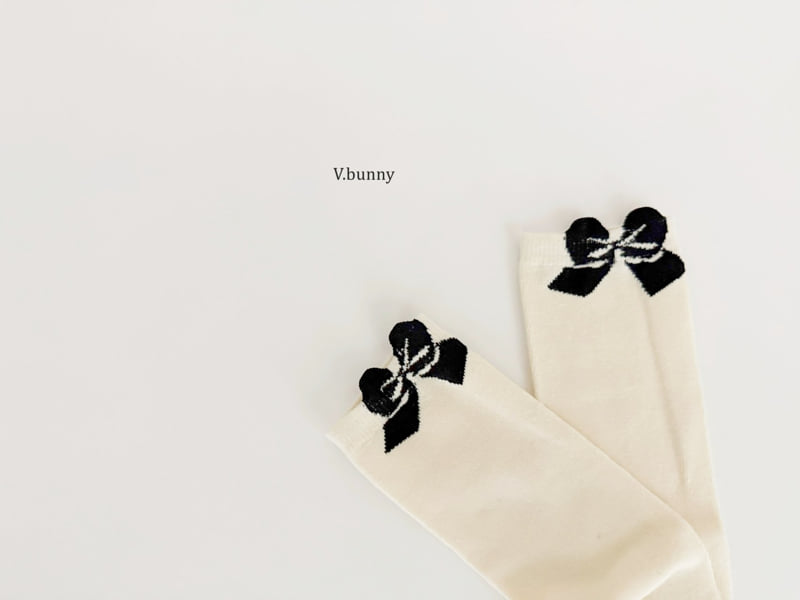 V Bunny - Korean Children Fashion - #kidsshorts - Art Ribbon Socks Set - 7