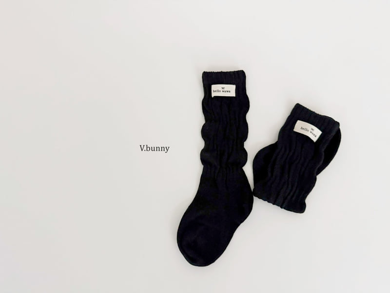 V Bunny - Korean Children Fashion - #kidsshorts - Pleated Socks Set - 6